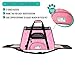 PetAmi Airline Approved Pet Carrier for Cat, Soft Sided Dog Carrier for Small Dogs, Cat Travel Supplies Accessories for Indoor Cats, Ventilated Pet Carrying Bag Medium Large Kitten Puppy, Large Pink