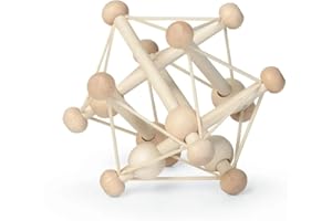 Manhattan Toy Skwish Natural Rattle and Teether Grasping Activity Toy