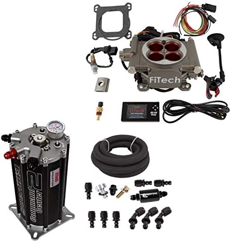 FiTech 30003 40004 Go Street EFI 400HP Throttle Body and Command Center 2 System