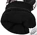 Simplicity Junior's & Children's 3M Thinsulate Waterproof Ski Winter Mitten Gloves, M,Black Camo