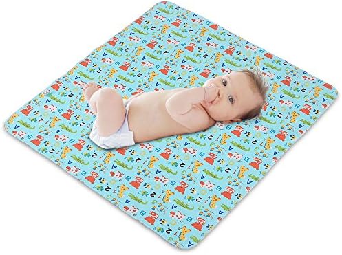 ZEFER Waterproof Reusable Changing Pad Baby Changing Mat for Diaper Change Portable Changing Pad for Baby Boys Girls