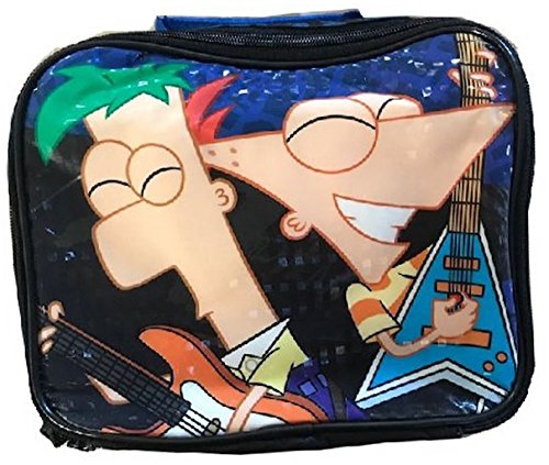 Phineas and Ferb Insulated Lunchbox Guitar Hero Lunch Kit Bag
