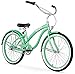 Firmstrong Bella Classic 3-Speed Beach Cruiser Bicycle, 24-Inch, Mint Green