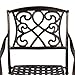 Best Choice Products® Outdoor Cast Aluminum Swivel Bar stool Patio Furniture Antique Copper Design