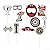 Race Car Photo Stick Props - 14 pcs