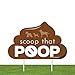 Big Dot of Happiness Scoop That Poop - Outdoor Lawn Sign - No Dog Poop Sign Yard Sign - 1 Piece