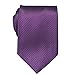 Coxeer New Striped Plum Purple Men's Tie Formal Suit Necktie Wedding Holiday Gift