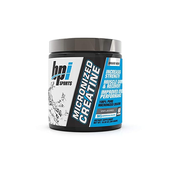 BPI Sports Micronized Creatine - Increase Strength - Reduce Fatigue - Lean Muscle Building - 100% Pure Creatine - Better…