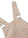 Floerns Women's Gingham Suspender Overall Pinafore Short Dress