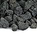 Black 3/4 Inch Lava Rock | Fireproof and Heatproof Volcanic Lava Rock, Perfect for Fire Pits, Fireplaces, BBQs and More. Indoor and Outdoor use - Natural Stones | 10 Pounds