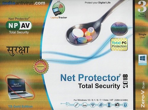 NPAV Net Protector 2018 TS Gold Edition - 1 PC, 3 Years (CD ...