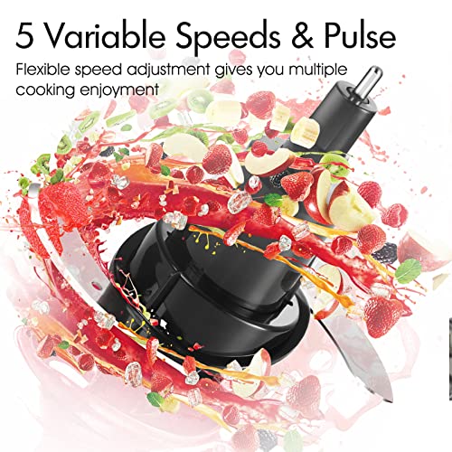 MAGICCOS 8Cup Citrus Juicer Food Processor 7 Functions Food