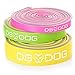 DS DOG Set of 3 Dual Color Resistance Bands - with eGuide Durable Workout Equipment - Compact, Effective and Versatile Latex Exercise Bands for Training at Home, Gym, Outside