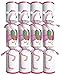 Entertaining with Caspari Christmas Flamingo Celebration Crackers, 10-Inch, Box of 8