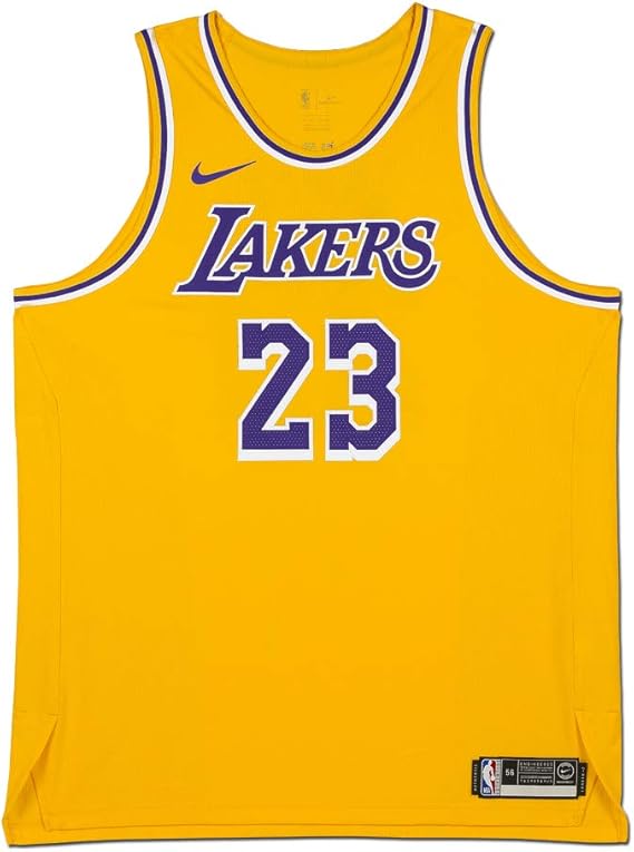 signed lebron lakers jersey