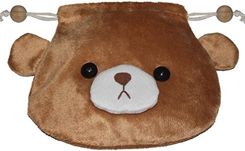 Christmas gift bag，Besom i36 Small Bear Headphones Pouch Bag CD player Digital camera bag Cell phone/ MP3/ 4 bag, Convenient Gift bag.(Brown)