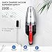 Audew Cordless Handheld Vacuum, 【2019 Upgraded Version】 Hand Vacuum Cordless Rechargeable Pet Hair Vacuum, Car Vacuum Cleaner for Home and Car Cleaning