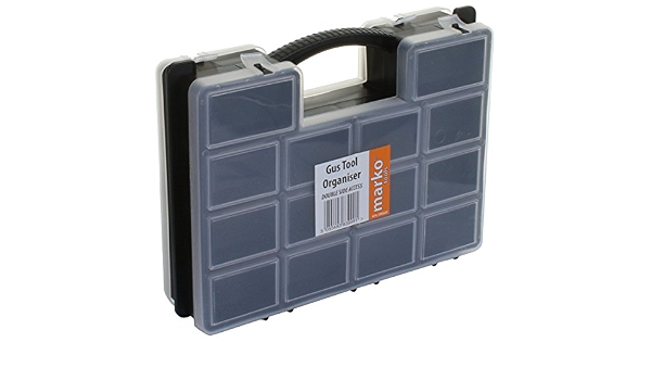 Marko Tools - Maletín organizador con 22 compartimentos, de doble cara,  organizador profesional, caja de herramientas, caja de tornillos, caja de  almacenamiento, transporte : Amazon.es: Bricolaje y herramientas