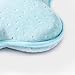 UINSTONE Newborn Baby Pillow Infant Memory Foam Pillow Head-shaping Pillow (0-12 Months) Light Blue
