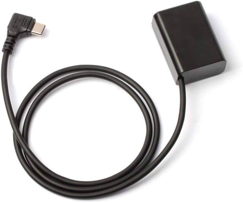 ZITAY Type-C to NP-FW50 Dummy Battery Power Supply Adapter Cable for Sony A6000 A6400 A6100 A3000 A5000 A6500 NEX C3 NEX 6 NEX 7 - Image 3