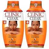 Clinic Clear Whitening Body Lotion 16.9oz (Pack of 2)