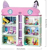 LEGO Gabby’s Dollhouse 4-Floor House 8 Rooms 4 Figures view 10