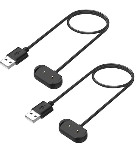 Chargeur Magnétique SciuU Pour Amazfit GTR 3/3 Pro/4 & GTS 3 - Support Avec Câble USB 1m | Noir