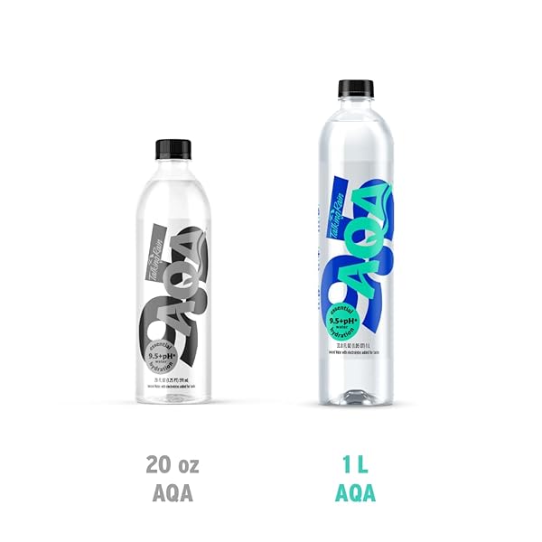 TALKINGRAIN AQA ENHANCED IONIZED WATER, 9.5 PH, WITH ELECTROLYTES AND MINERALS ADDED FOR TASTE, 20 FL OZ BOTTLE