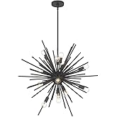 Minka Lavery 1112-66 Bessel Pendant, 15 G16.5, CAND. Candelabra E12 Socket(s), Coal (Bulbs Not Included)