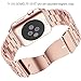 Valuebuybuy Stainless Steel Metal Clasp Buckle Wrist Strap for Apple Watch - Rose Gold/38mm