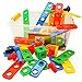 Skoolzy STEM Toys Boys Girls - Nuts & Bolts Engineering Toys Toddlers - Building Blocks Construction Set Age 5, 4, 3, 2 | 87 Pc Toddler Educational Toys Box Activities Guide