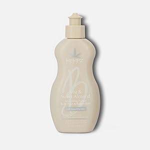 Hempz Pomegranate Herbal Body Moisturizer (17 Oz) and Sandalwood And Apple Herbal Body Scrub (9 Oz) Bundle