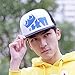 Unisex King Flip Mesh Trucker Caps Baseball Hat Flat Brim Hats for Splatfest (One Size, Blue)