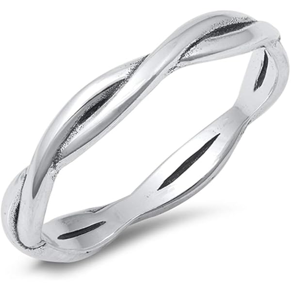 Simple Clover Good Luck Ring - 925 Sterling Silver Irish Charm Band, Sizes 4-11 - View #10