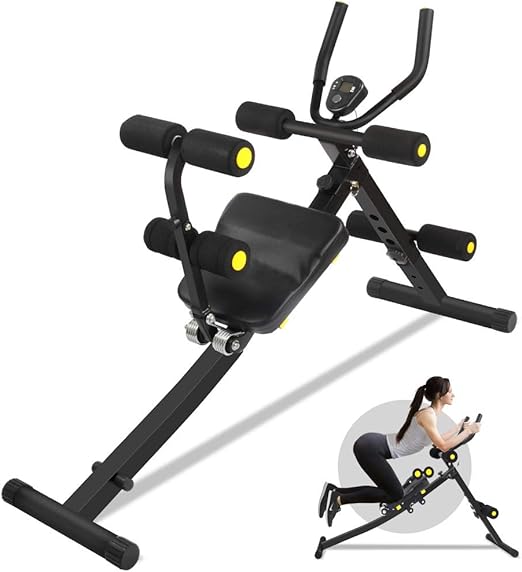 ERGO LIFE Foldable Ab Exercise Machine, Core& Abdominal Home Gym