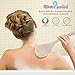 Bath Brush Back Scrubber Soft Shower Body Brush with Natural Wheat Straw Handle (Nordic Beige)