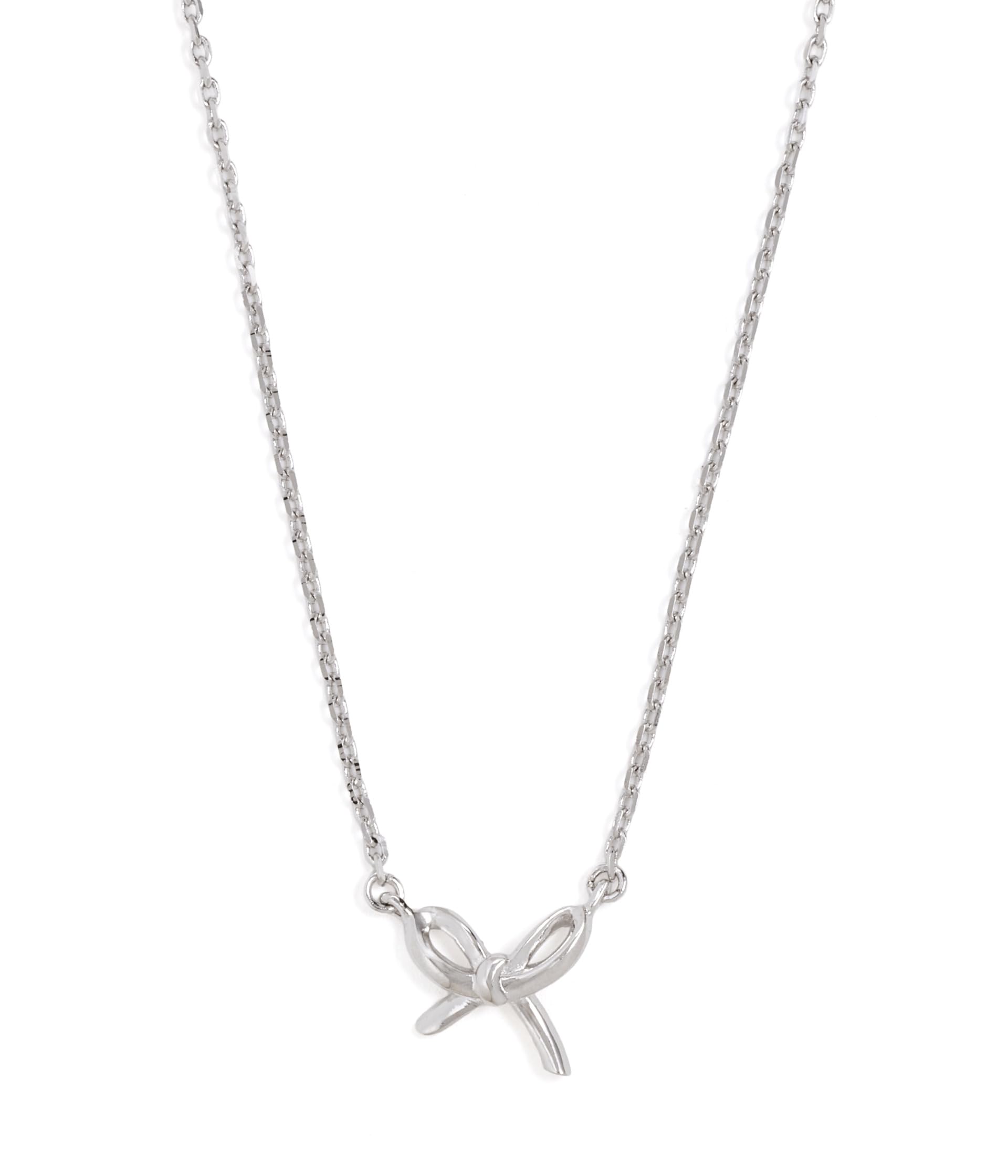 kate spade new york Girlie Pearlie Mini Bow Pendant