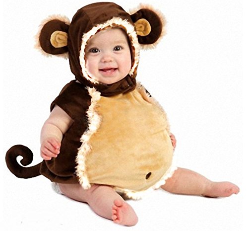 JAPAN Costume Studio baby clothes monkey costume warm Rompers