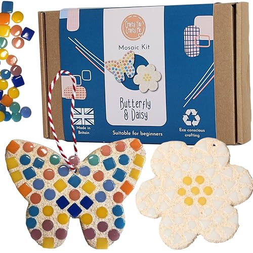 Butterfly and Daisy (Multicoloured)