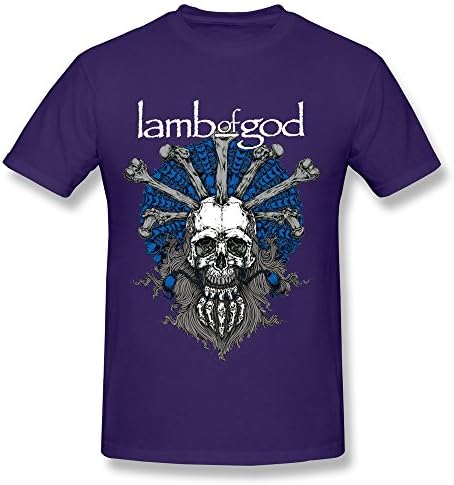 Men's Lamb Of God Sturm Und Drang O-neck Tee Size L Purple