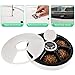 Automatic Pet Feeder Cats Dogs, 6 Meal Trays Dry Wet Food Dispenser with Voice Remind,LCD Smart Programmable Timed Self Container Digital Clock Portion Controlthumb 2