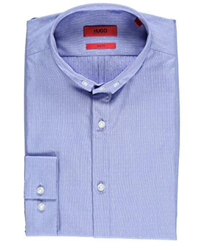 Hugo Boss Erren Slim Fit Small Collar Easy Iron Shirt (XLarge