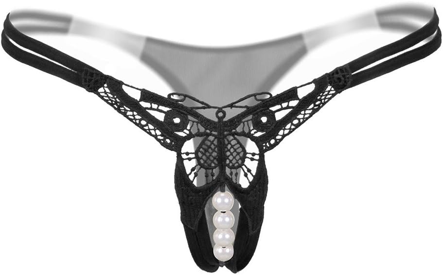Buyaole Women's Panties Underwear Women Thong Bragas Sexy Panties Thong Lace Word Pants Ladies Briefs