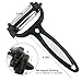 Fruit Peeler 3 in 1 Multifunctional Peeler, 360 Degree Swivel Vegetable Fruit Peeler - Non-slip Comfortable Handle