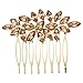 Revlon Antique Comb for Hair, Gold Amber, Rv3037