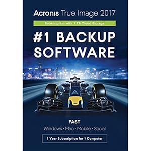 Acronis TIHXB2UKS True Image 2017 Licentie – 1 Computer