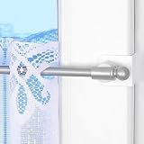 Asta Per Tende Basic Fix-Klick Allungabile 75-110 Cm Bianca – Fissaggio A Molla Senza Fori – Spannfix Universale - 3