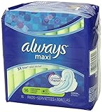 Always Maxi Pads Long Super with Flexi-Wings 16ct (Pack of 3)