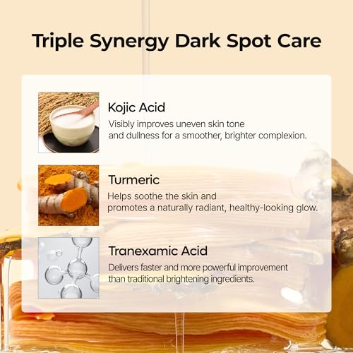 Dr.Melaxin TX Kojic Acid Turmeric Toner Pads with Tranexamic Acid, Brightening Toner Pad for Pigmentation & Dark Spot Care, Gentle Keratin Care for Radiant Skin, Korean Skincare, 70 Sheets