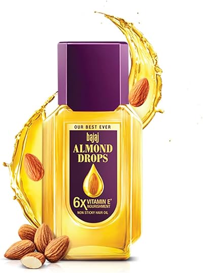 Bajaj Almond Drops Premium Hair Oil 100ml with Real Almond Extracts
